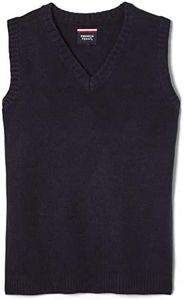 French Toast Boys' V-Neck Vest, Navy, 18-20 Plus