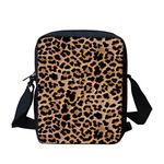 Biyejit Leopard Messenger Bags Totes Bag for Women Girls Shoulder Crossbody Outdoor Clutch Purse Phone Pouch Purse