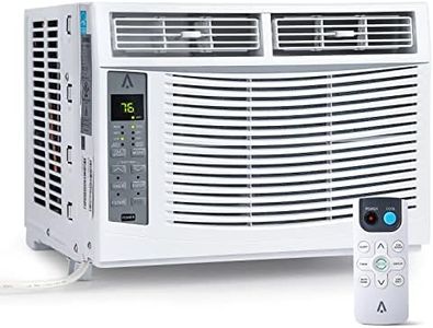 GAOMON Window AC Unit 6000 BTU, Efficient Cooling Window Air Conditioner with Remote and App Control, Window-Mounted Room Air Conditioner for Rooms up to 250 Sq.ft, 3 Fan Speeds, Easy Install Kits