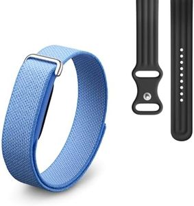 Google Fitbit Air - Screenless Activity Tracker with Fitness, Heart Rate, and Sleep Tracking - Works with iOS and Android - Lavender + Fitbit Air Active Band - Obsidian, Small