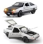 Bestie toys 1: 32 Scale Wheels Diecast Cars Toyota AE86 Metal Model Pull Back Alloy Toys with Light and Sound Collection for Gift(Color As per Stock)