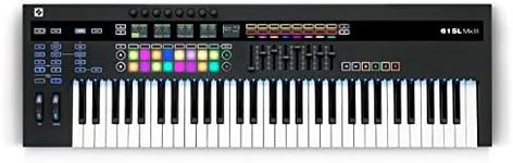 Novation 61SL MkIII 61-Key MIDI Controller Keyboard and Sequencer with DAW integration