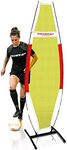 PowerNet Carli Lloyd Portable Defender Practice Dummy for Soccer and Basketball 77" x 23 | Simulate Shooting Around Defense | Practice Set Pieces Walls Dribbling | Work Picks Screens Jumpshots