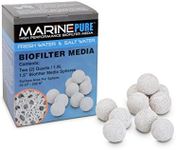 CerMedia MarinePure 1.5-Inch Sphere Bio-Filter Media for Marine and Freshwater Aquariums, 2-Quart