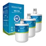 Waterdrop 5231JA2002A Refrigerator Water Filter, Replacement for LG® LT500P®, ADQ72910911, ADQ72910901, Kenmore GEN11042FR-08, 9890, 46-9890, LFX25974ST, Pack of 3, Package May Vary