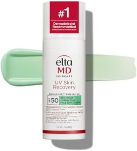 EltaMD UV Skin Recovery Green Tinted 100% Mineral Sunscreen, SPF 50, 1.7 oz