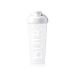 Bulk Iconic Shaker Bottle, with Wire Mixing Ball, Pearl White, 750 ml