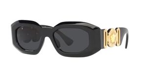 Versace ROCK ICONS VE 4425U Black Gold/Grey 54/18/145 men Sunglasses