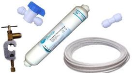 American Fridge Water Filter Plumbing Fitting Connection KIT - Includes Fridge Filter