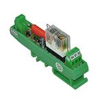 Shavison Relay Module AS421-230VAC-S-OE, 1C/O, 1 Channel, 230VAC Coil, OEN Relay, Socket Mounted Relay, Isolated Coils, Contact Rating : 28VDC/230VAC, 5A