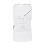 Malabar Baby Luxe Bamboo, Unisex, Baby & Toddler Bath & Beach Towel, Detailed Pom Pom Trim (Grey)