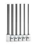 GEARWRENCH 6 Pc. 3/8" Drive Long Length Hex Bit Socket Set, Metric - 82554