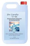 Dr Cardio Distilled water "0" TDS Deionised | Demineralised | pH - 6.5-7 Salt free 100% Pure for UPS Inverter battery Lab use radiator salons 5 ltr