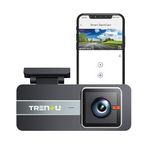 Trenzu Dash Camera for Cars with HD Recording | Ultra-Wide 170° View | G-Sensor, Night Vision, Parking Mode, WiFi | Loop & Audio Recording | Upto 256GB SD Card Support (2K (Front))