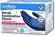CareMates Nitrile Medical Exam Glov
