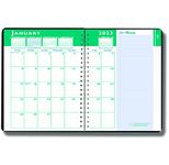 House of Doolittle Express Track Recycled Weekly Appointment Book/Monthly Planner, 8 x 5, Black Cover, 13-Month (Jan to Jan): 2023 to 2024