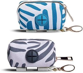 LELE LIFE Confezione da 2 dispenser per sacchetti di rifiuti per cani alla moda, dispenser per sacchetti per rifiuti per cani, dispenser per sacchetti per rifiuti di cani, stile A