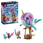 LEGO DREAMZzz 2-in-1 Izzie's Narwhal Hot-Air Balloon Toy, Sea Animal Building Set, Save Bunchu from Grimspawn, Transforming Whale Toy Figure, Gifts for Girls Boys and Kids Aged 7 Plus Years Old 71472