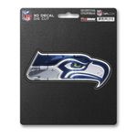 FANMATS 62790 NFL - Seattle Seahawks 3D Decal Sticker Great Gift for Sports Fans - Works On Hard Surfaces - for Homes, Cars, Trucks, SUVs.