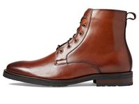 Steve Madden Men's Sixtet Combat Boot, Tan Leather, 7.5 UK