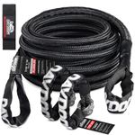 DAYDOOR Tow Rope Kit, UHMWPE Synthetic Rope, Heavy Duty Snatch Strap, 31,200 Lbs Towing Rope with Soft Shackles for Off-Road Vehicle 4WD ATV, UTV, SUV