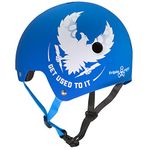 Triple 8 Brainsaver EPS Unisex Rubber Helmet, Blue, L/XL