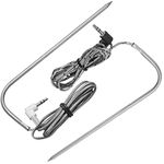 Replacement Temperature Meat Probe Compatible for Traeger BBQ Grills, 3.5mm Plug Meat BBQ Digital Thermostat Probes, Set of 2