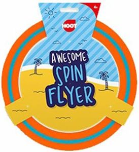 Buy-Simplicity® Kids Spin Flyer | Flying Saucers for Kids to Have Endless Fun | Durable and Lightweight | Play Time Games for Children (Orange)
