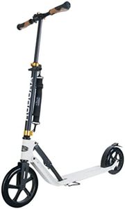 Hudora Scooter for Adults - Folding Adult Scooters Adjustable Height, Scooters for Teens 12 Years and up, Kick Scooter for Outdoor Use, Lightweight Durable All-Aluminum Frame