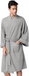 Haseil Men's Turkish Cotton Bathrob