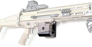 Spartan Mount for FN SCAR-H 17 17s 20 20s (Right) | Rifle Wall Display Storage Organization System | Unique Low Profile Design | Features Locking System | Safe Wall Garage | Gun Room Mounting Solution