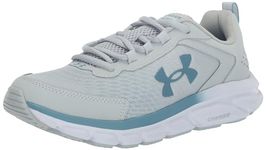 Under Armour Women's Charged Assert 9 Running Shoe, (120) Halo Gray/Halo Gray/Still Water, 6.5