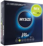 My.Size Mix Condoms Size 2, 49 mm, Tight Fit, Bulk Pack, Contains 28 Pieces