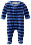 Magnificent Baby Velour Footie, Newborn, 1-Pack, Midnight/Sky