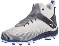 Under Armour Mens Highlight Hammer Mc Football Shoe, White (103)/White, 10