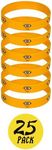 SunnySide Products Yellow Cartoon Party Favor Supplies, Birthday Celebration Decorations Gift Despicable Theme Treat Loot Goody Bags Filler Mini 25 Pack (Bands)