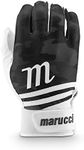 MARUCCI CRUX Adult Baseball Batting Glove, Black, Adult Medium