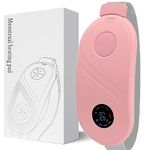 UHFaFi Thermal Pads For Cramps, Electric Heating Pad, Upgraded Portable Wireless Heating Pad (Pink)