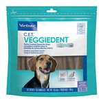 Virbac C.E.T. VEGGIEDENT FR3SH Tartar Control Chews for Medium Sized Dogs 22 to 66 Pounds, 30 Chews, A Healthy Solution for Clean Teeth, Fresh Breath and More.