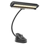 Vekkia Music Stand Light-19 LED Professional Musician, Clip On Light for Music Stand, USB Rechargeable Piano Light, 9 Levels Dimmable, Perfect for Piano, Orchestra