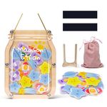 Bemaystar Reward Jar, Personalised Reward Jar With Stars Reward Chart Good Behavior Incentive Jar Potty Train Tool Reward Board for Kids Students Teachers Home Classroom School (35 Charms)