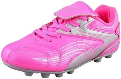 Vizari Striker FG Soccer Shoe (Toddler/Little Kid/Big Kid) 13 M US Little Kid Pink/Silver