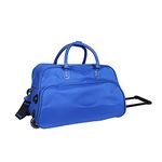 World Traveler 21-Inch Carry-On Rolling Duffel Bag, Royal Blue, Royal Blue, 21-inch Carry-on Rolling Duffel Bag