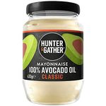 Hunter & Gather Avocado Oil Mayonnaise 630g | Seed Oil Free I Made with Pure Avocado Oil and British Free Range Egg Yolk | Paleo, Keto, Sugar & Gluten Free Avocado Mayo