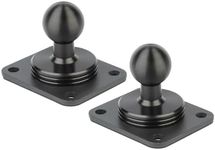 Bulletpoint Metal 4-Hole AMPS Base Mount with 20mm (0.787 inches) Ball (2 Pack), Black