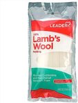 LEADER 100% Lambs Wool Padding, Provides Cushioning Comfort and Pain Relief Between Toes, For Adults, both Men & Women, and Children with Corns or Calluses, 3/8 oz, 0.38 Ounce (Pack of 1)