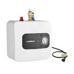 CAMPLUX Small Water Heater 10L (2.5 Gallons), Mini Water Heaters with Cord Plug 1.44kW at 120 Volts