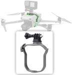 CAPART Expansion Bracket for DJI Air 3 Drone Camera Mount Strobe Light Holder, with 1/4 Screw Adapter, Compatible with DJI Action 4/3 Insta360 X4 X3 X2 GO 3 3S Go pro 12 11 10 9