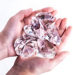 Qf Pack of 6 Clear Crystal Diamond 