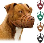 MUROM Pitbull Dog Muzzle Leather Am